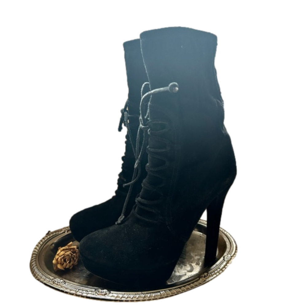 Miu Miu Suede Stiletto Boots